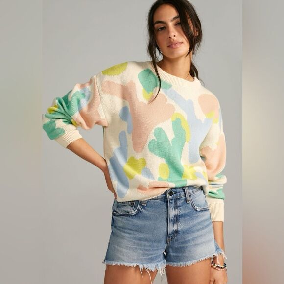 Anthropologie Bobo Choses Printed Pullover Sweater NWT - Picture 1 of 14